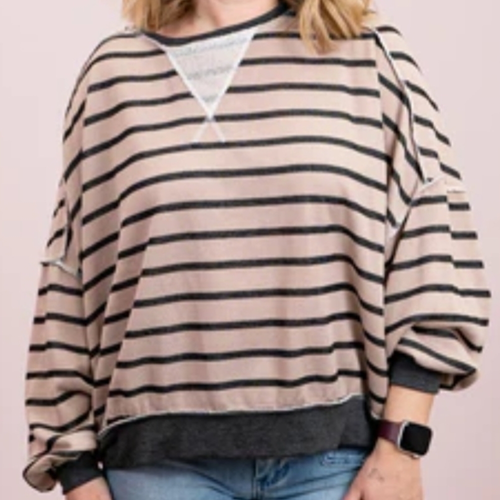 NWT Haptics Striped Sweater